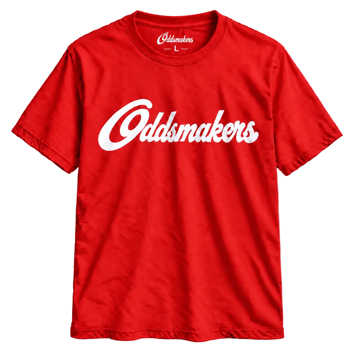 Red Statement Tee By Oddsmakers