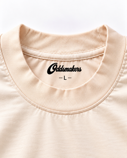 The Cream Statement Tee from The Statement Collection by Oddsmakers