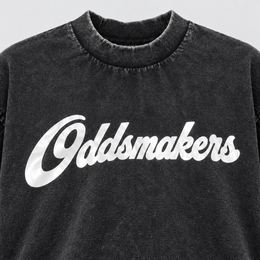 The Statement Collection by Oddsmakers "Premium Jean-Washed Denim Tee"