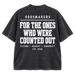 The Statement Collection by Oddsmakers "Premium Jean-Washed Denim Tee"