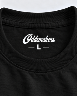 Black Statement Tee By Oddsmakers