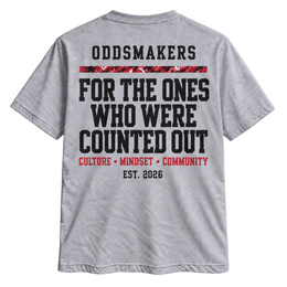 Red Camo Statement Tee By Oddsmakers