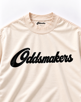 The Cream Statement Tee from The Statement Collection by Oddsmakers