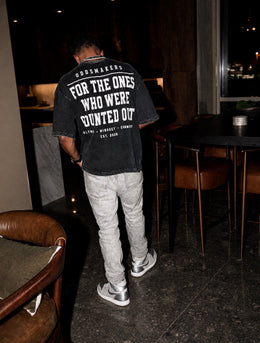 The Statement Collection by Oddsmakers "Premium Jean-Washed Denim Tee"