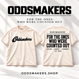 The Cream Statement Tee from The Statement Collection by Oddsmakers