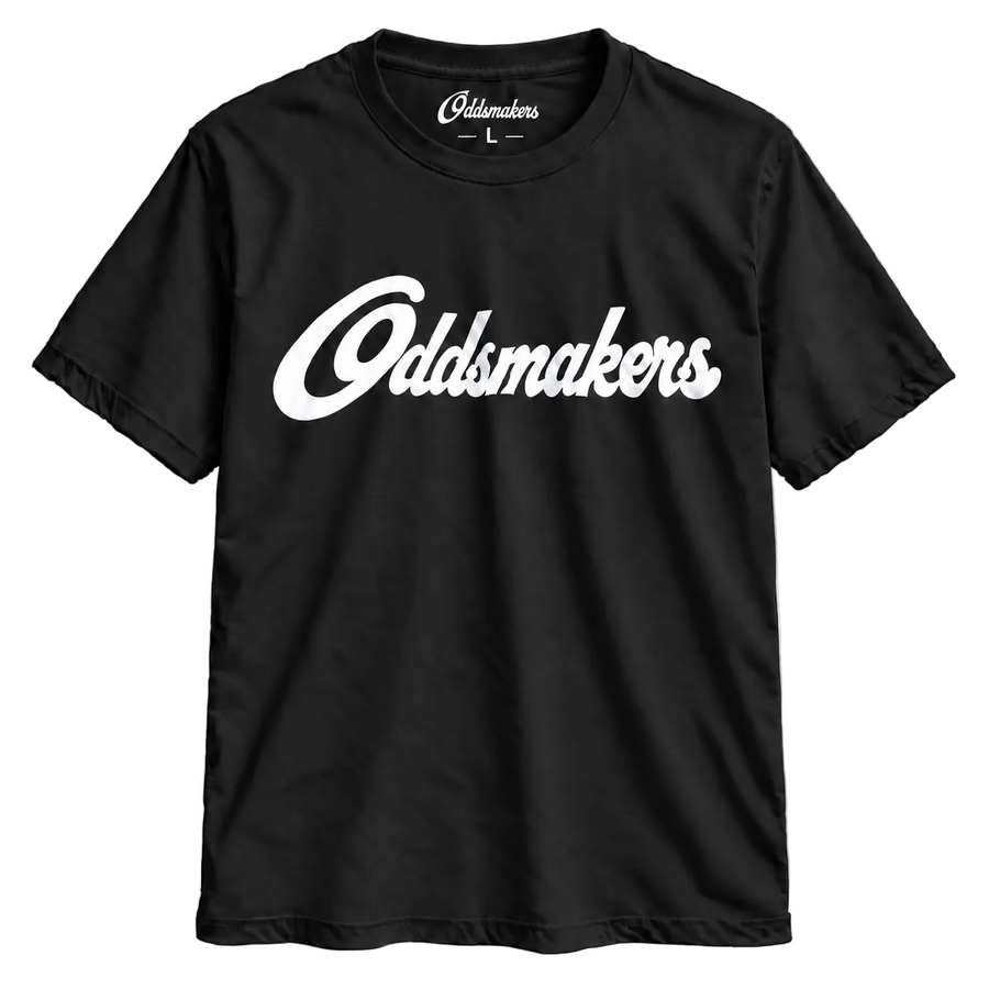 Black Statement Tee By Oddsmakers